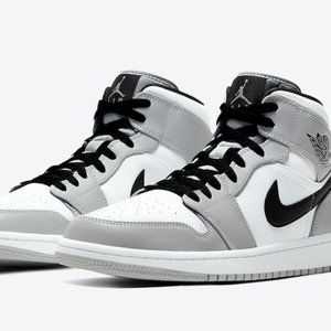 Air Jordan1 middle gang unisex Earl of soot